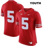Youth NCAA Ohio State Buckeyes Baron Browning #5 College Stitched No Name Authentic Nike Red Football Jersey PU20E42LA